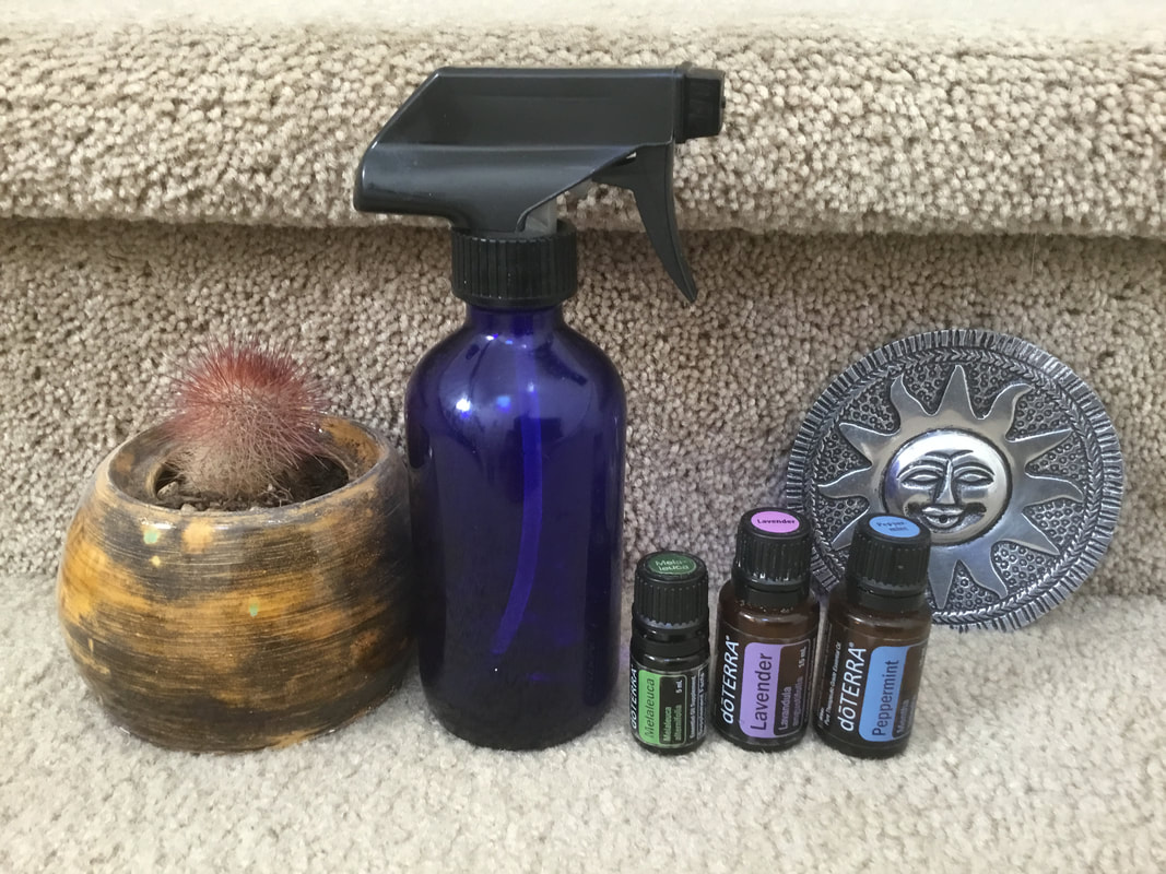 essential oil yoga mat spray